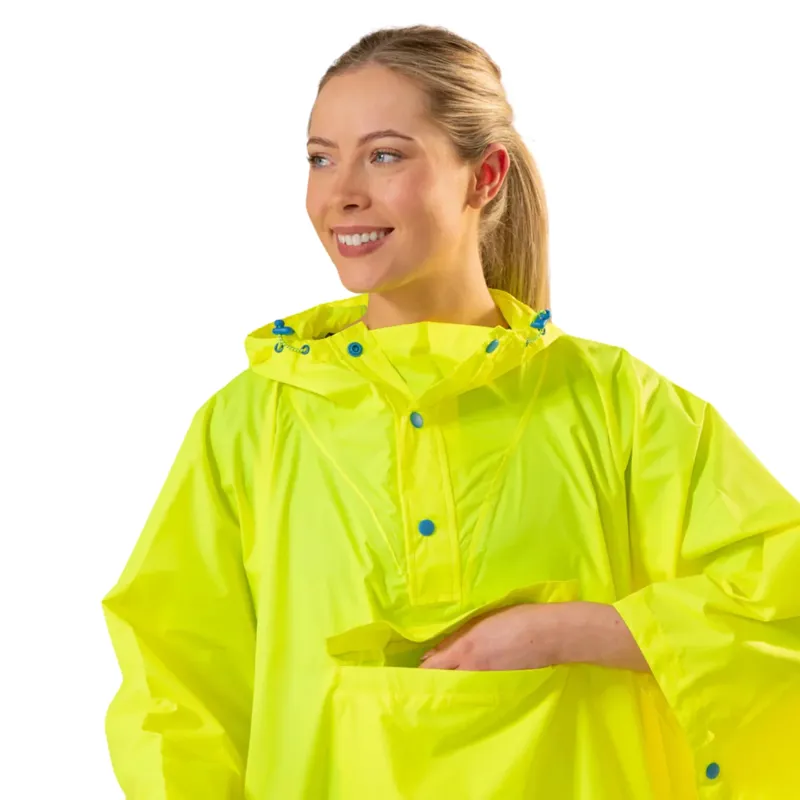 Mac in a Sac Origin 2 Poncho in Neon Yellow-4