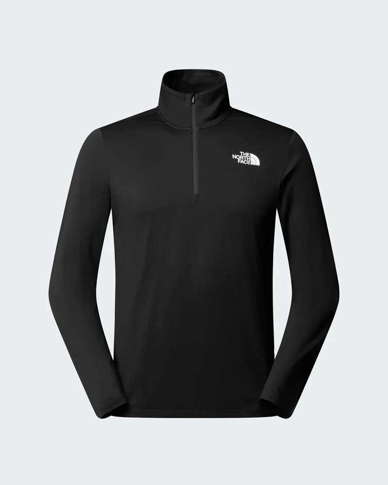 The North Face Mens 24/7 1/4 Zip Tee in TNF Black-1