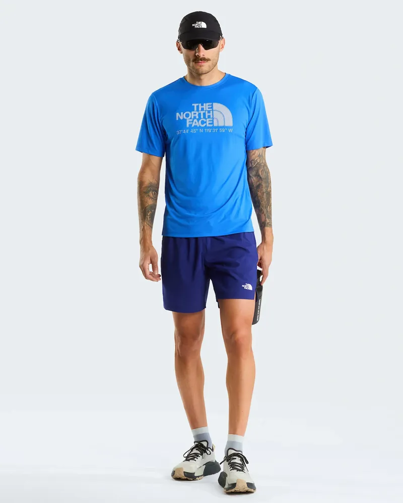The North Face Men's 24/7 7 Inch Shorts in Bold Blue-3