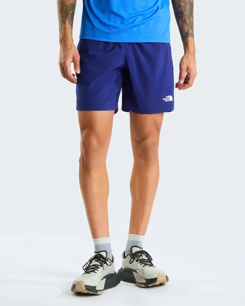 The North Face Men's 24/7 7 Inch Shorts in Bold Blue-2