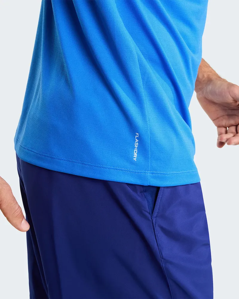 The North Face Mens 24/7 Logo Graphic S/S Tee in Active Blue-1