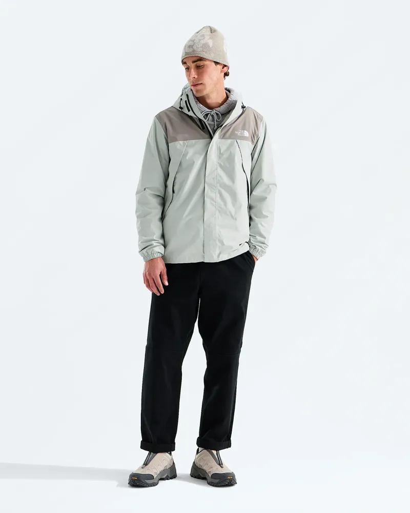 The North Face Mens Antora Jacket in Smoked Pearl / Cumulous Cloud-1