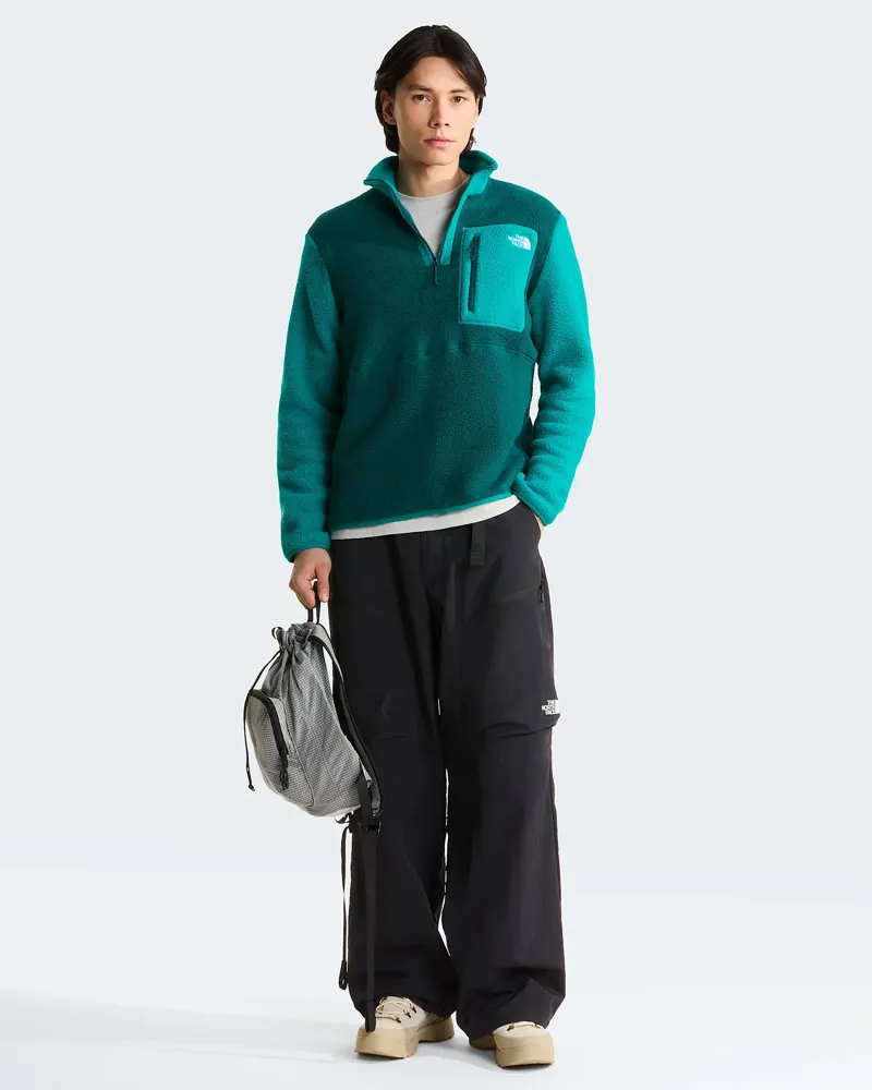 The North Face Mens Yumiori 1/4 Zip in Pacific Teal / Restorative Teal-1