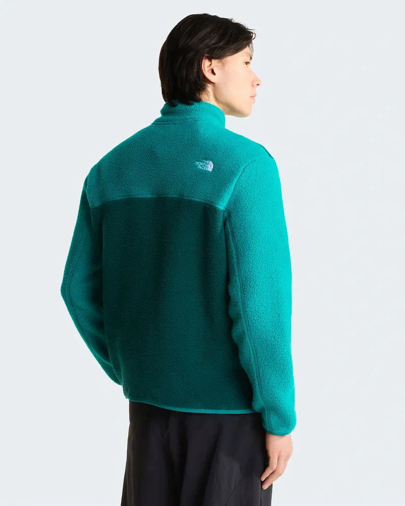 The North Face Mens Yumiori 1/4 Zip in Pacific Teal / Restorative Teal-6