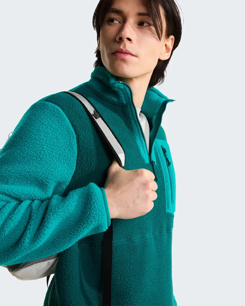The North Face Mens Yumiori 1/4 Zip in Pacific Teal / Restorative Teal-5