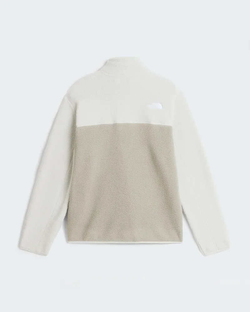 The North Face Mens Yumiori 1/4 Zip in Stone Slab / Cumulous Cloud-3