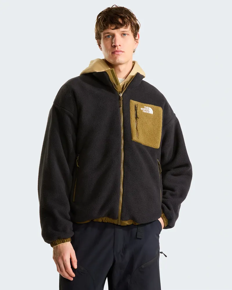 The North Face Mens Yumiori Reversible Jacket in Caraway Seed-TNF Black-10