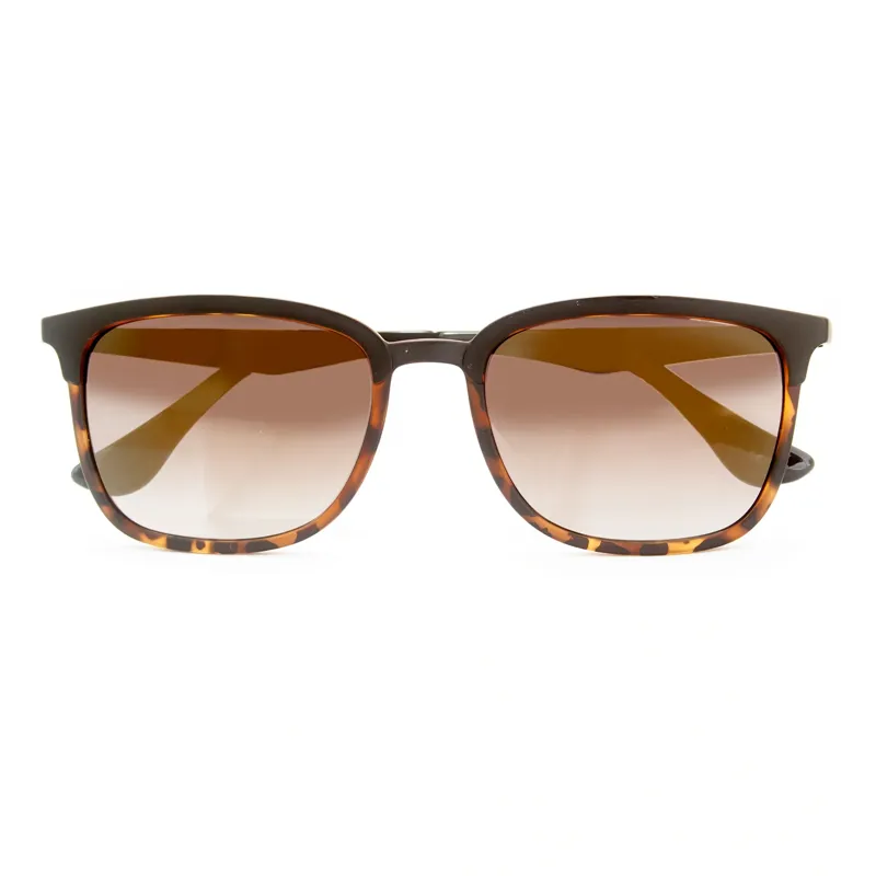 Bloc Monaco Sunglasses in Tortoise with Polarised Gold Mirror Lens-1