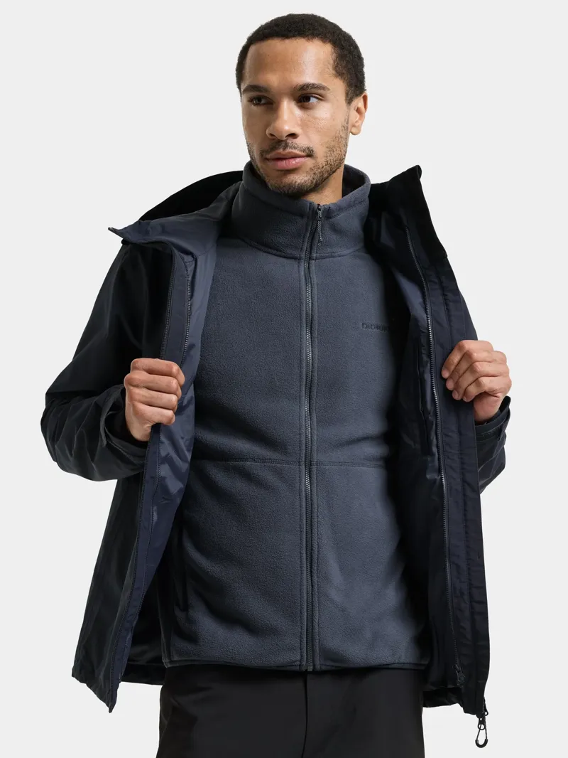 Didriksons Mens Trien 2 Jacket in Dark Night Blue-8