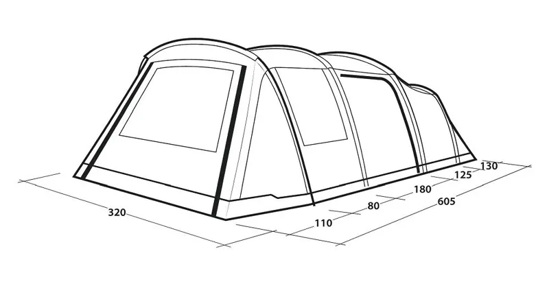 Outwell Hornet 5 Air Tent-5
