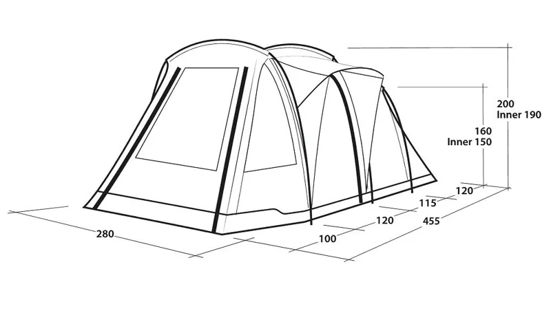 Outwell Nevada 4 Tent-4