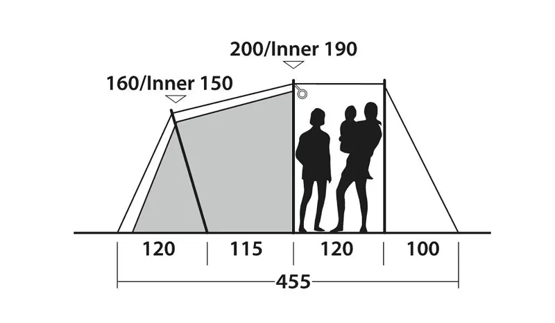 Outwell Nevada 4 Tent-5