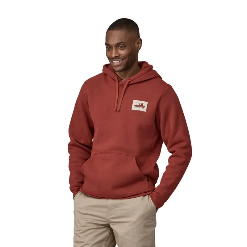 Patagonia 73 Skyline Uprisal Hoody in Burnished Red-2