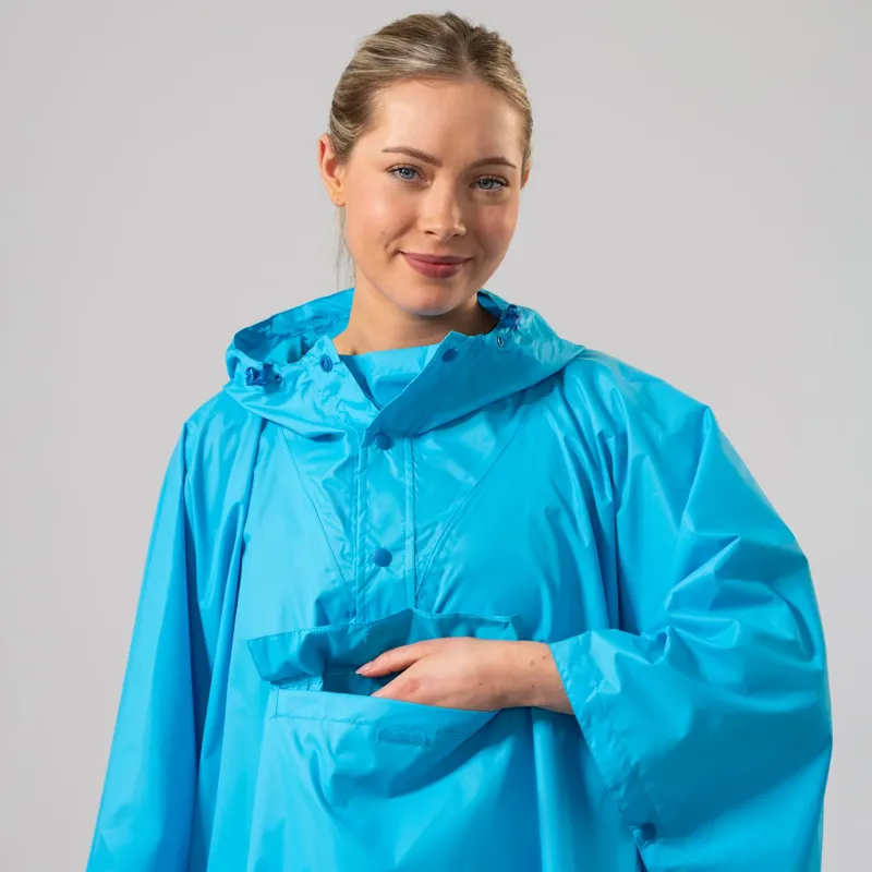 Mac in a Sac Origin 2 Poncho in Neon Blue-4