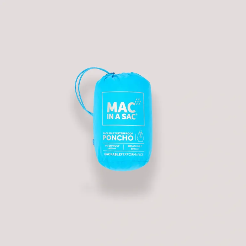 Mac in a Sac Origin 2 Poncho in Neon Blue-3