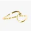 Pura Vida Enameled Wave Ring in Gold