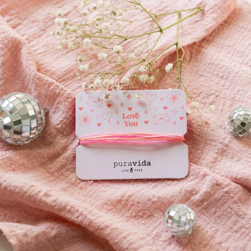 Pura Vida Original Gifting Bracelet in Love You-6