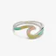 Pura Vida Tie-Dye Wave Ring in Silver