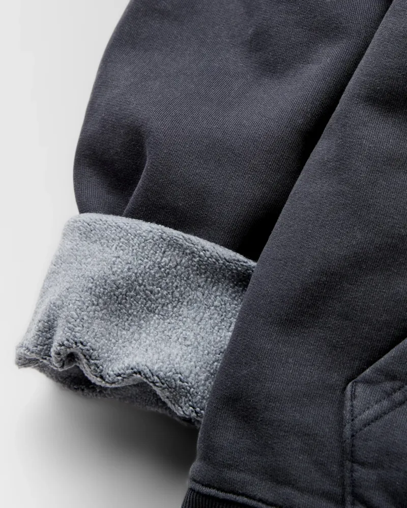 Passenger Mens Boundless Relaxed Fit Hoodie in Faded Black-5