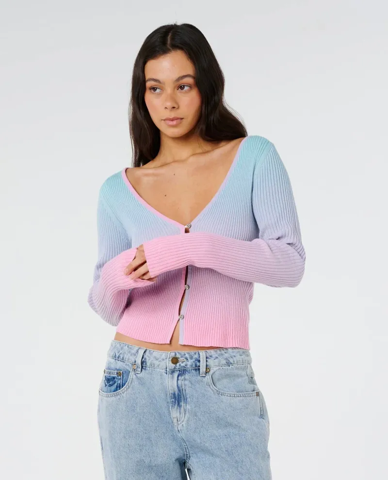 Rip Curl Catalina Ombre Knit Top Women's in Multico-1