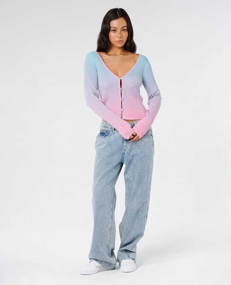 Rip Curl Catalina Ombre Knit Top Women's in Multico-4