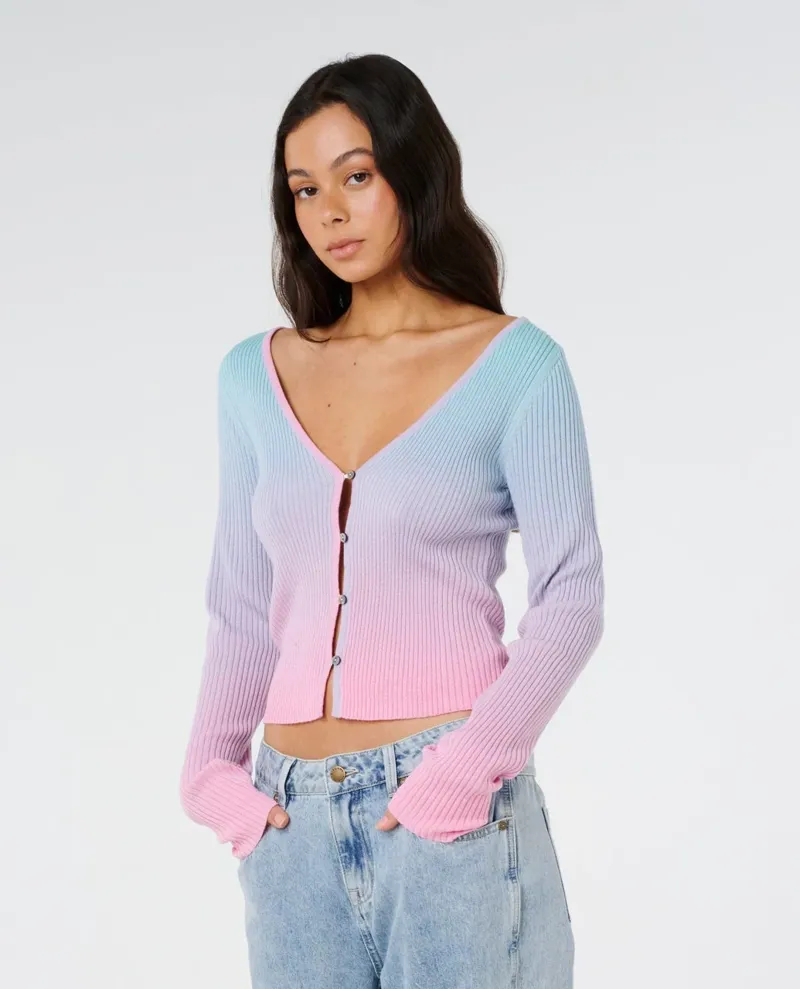 Rip Curl Catalina Ombre Knit Top Women's in Multico