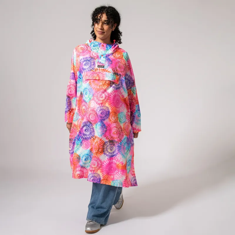 Mac In A Sac Festival Poncho in Tie Dye-1