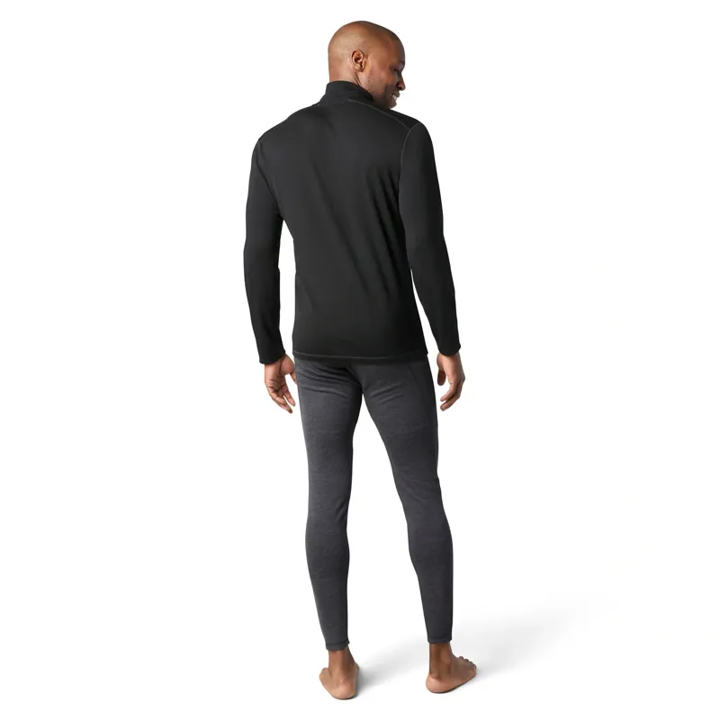 Smartwool Mens Classic Thermal Base Layer Top in Black-2
