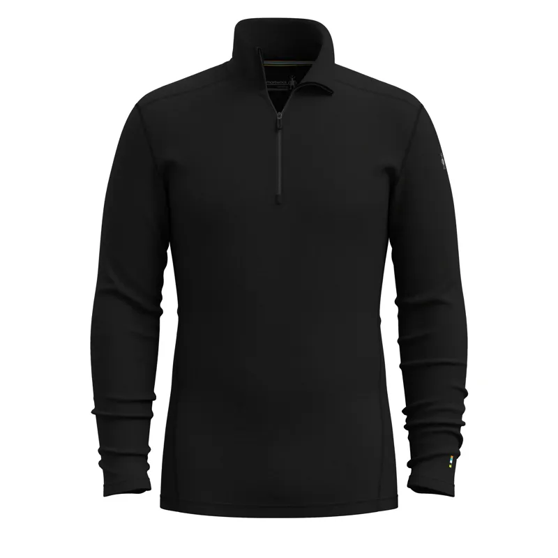 Smartwool Mens Classic Thermal Base Layer Top in Black-1