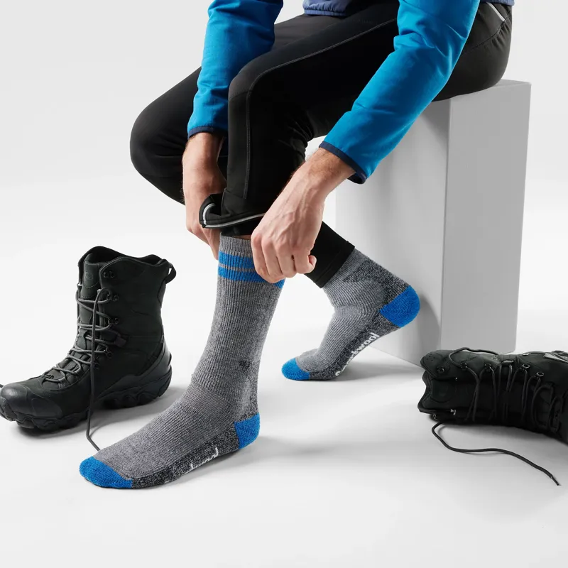 Smartwool Mens Mountaineer Max Cushion Tall Crew Socks in Medium Gray-1
