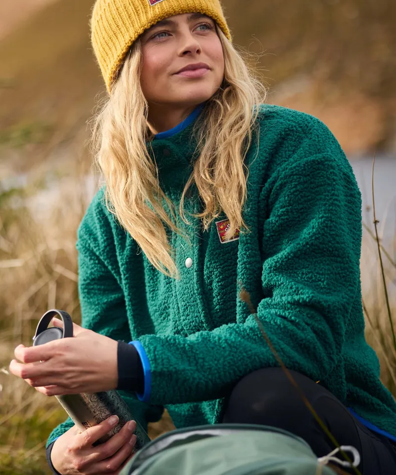 Sherpa Adventure Gear Womens Tarcho Full Zip Fleece Jacket in Emerald-8