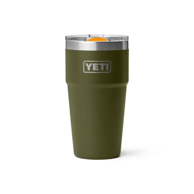 Yeti Rambler Stackable Cup 8oz in Black Forest Green