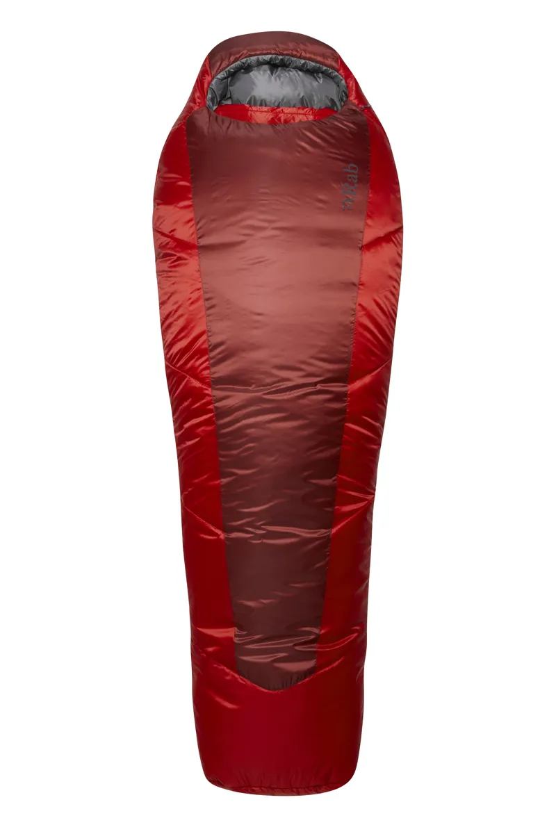 Rab Solar Eco 3 Sleeping Bag in Oxblood Red