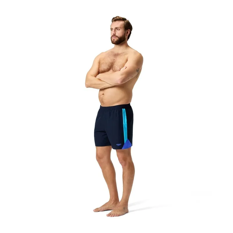 Speedo Mens Hyperboom Splice 16 Inch Watershort in Cobalt Pop-4
