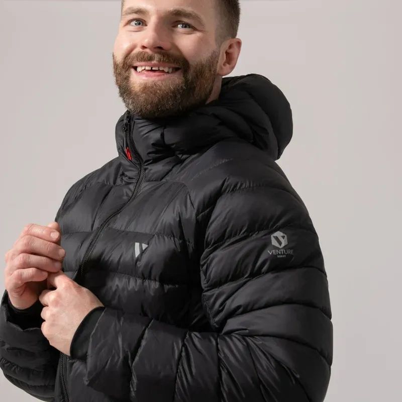Venture Mens Summit Jacket in Jet Black-5