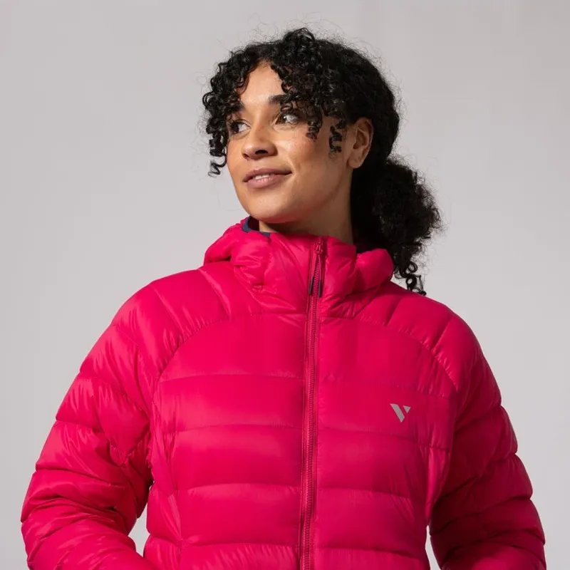 Venture Womens Summit Down Jacket in Pink-5