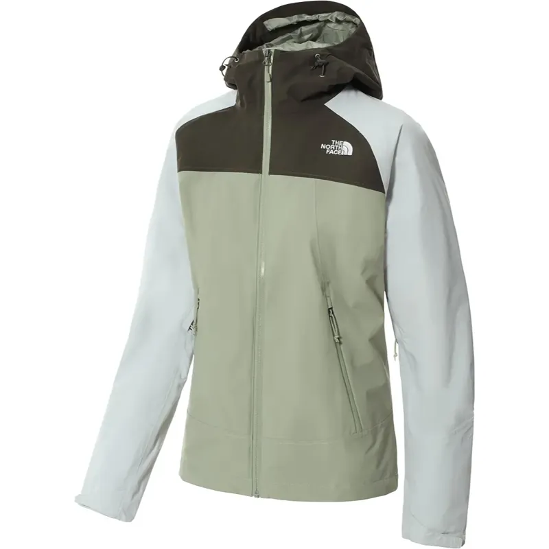 The North Face Women's Stratos Jacket in Tea Green New Taupe Gr
