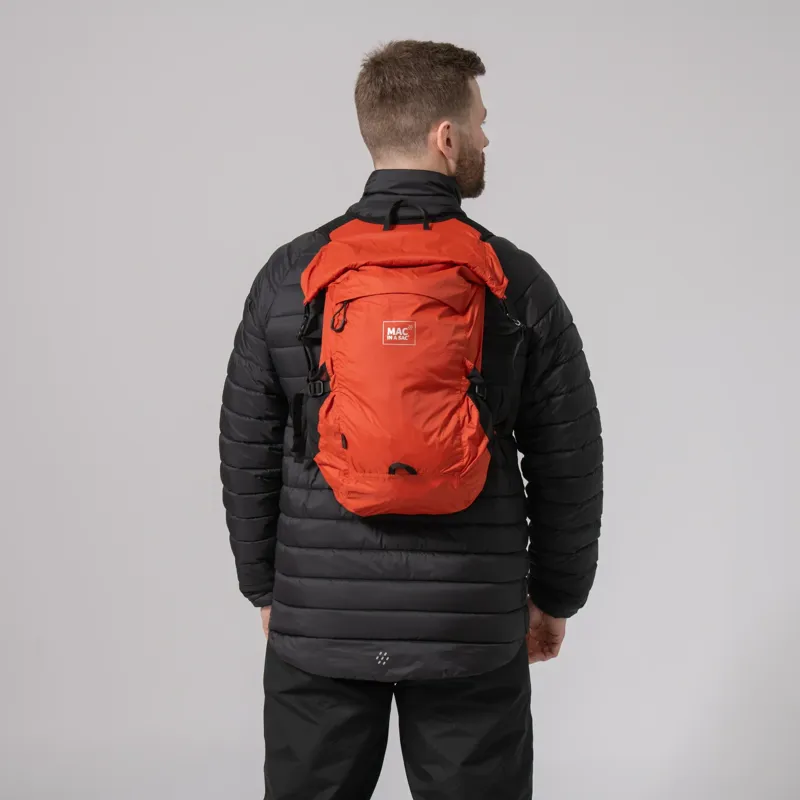 Mac in a Sac Travelite Backpack in Burnt Orange-1