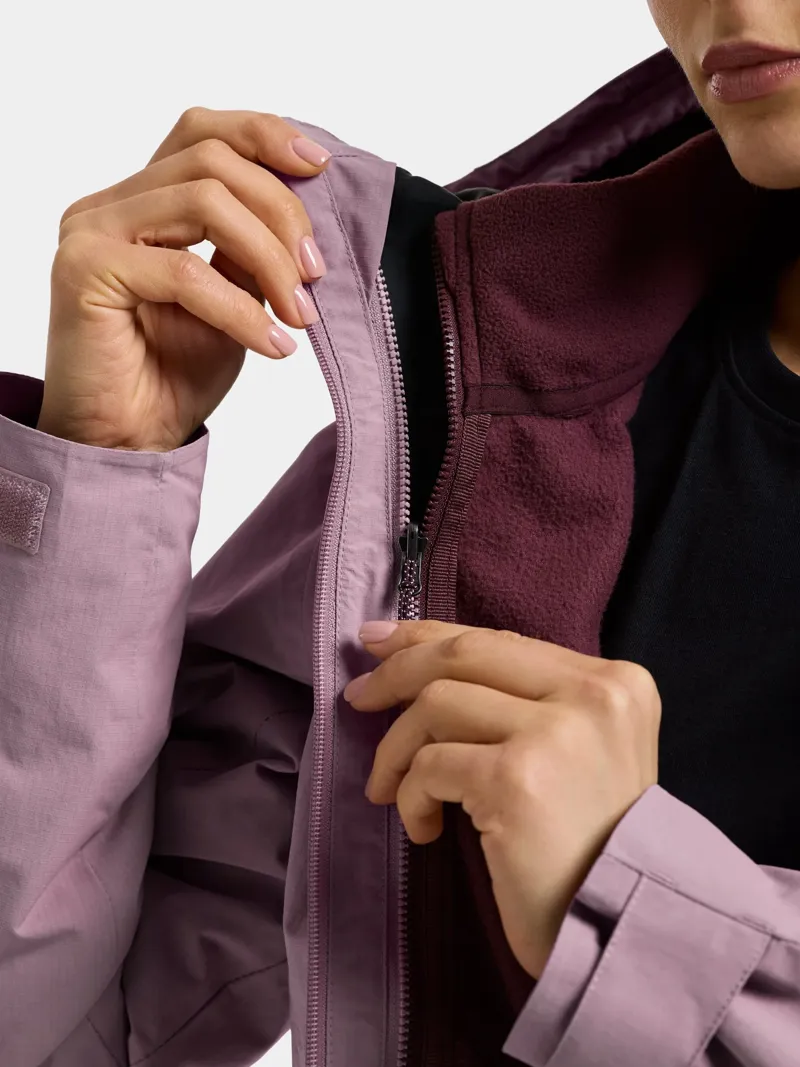 Didriksons Womens Trinya 2 Jacket in Lilac Haze-1