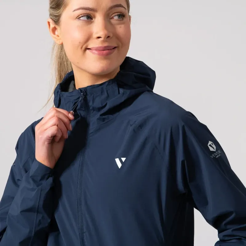 Venture Womens Ultralite Jacket in Navy-8