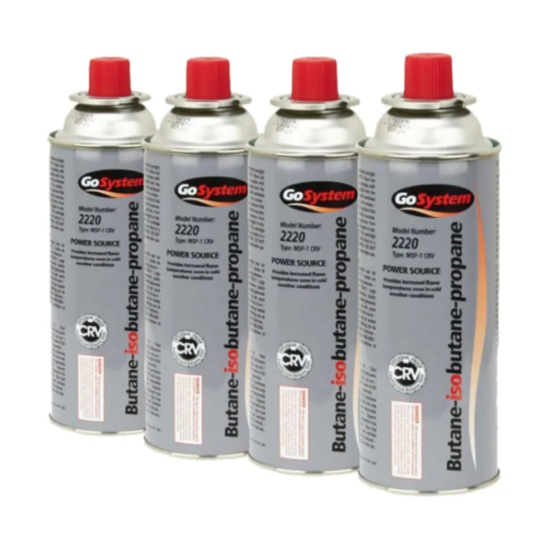 GoSystem 227g Gas Cartridge 4 pack