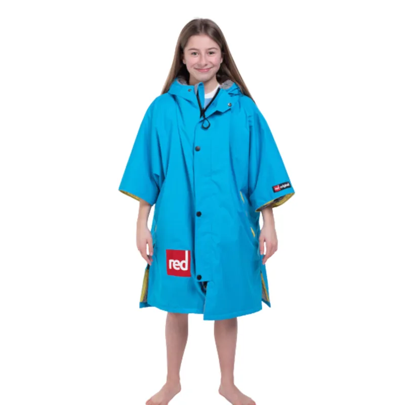 Red Kids Pro Change Jacket S/S in Hawaiian Blue