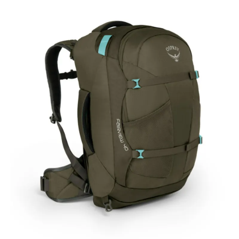 osprey 40l farview backpack Fairview 40 Black it has many pockets to easily store your personal belongings Osprey Fairview 40 Travel Pack