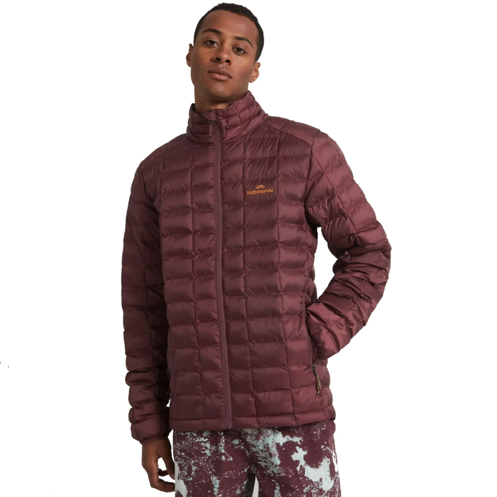 Kathmandu Men s Heli Thermore Hooded Jacket Mahogany