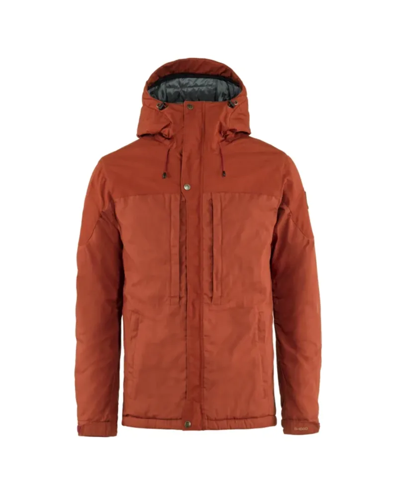 Fjallraven Mens Skogsö Padded Jacket in Autumn Leaf