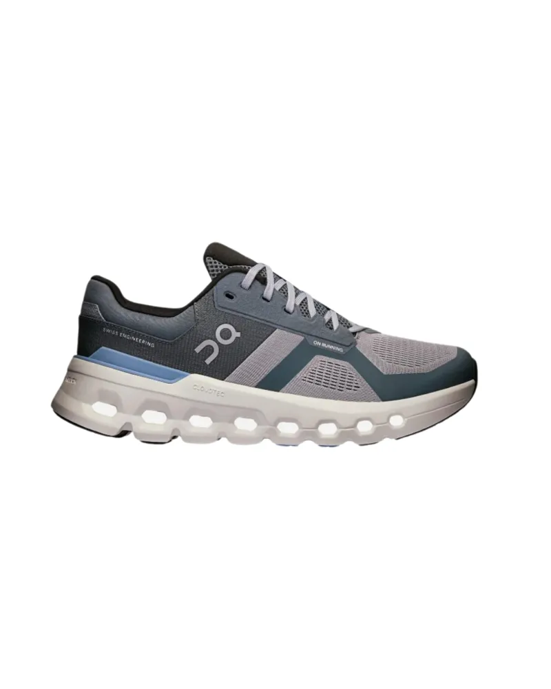 On Mens Cloudrunner 2 in Alloy / Chambray