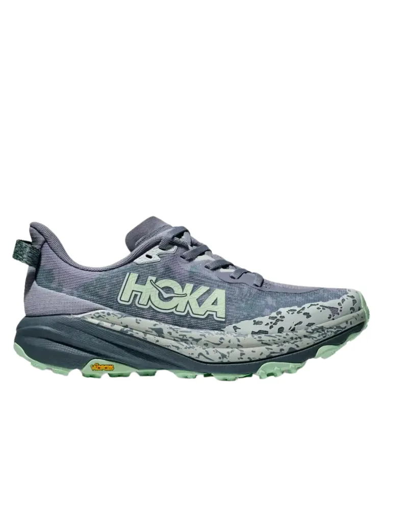 Hoka Womens Speedgoat 6 in Moonlight / Thunder Cloud