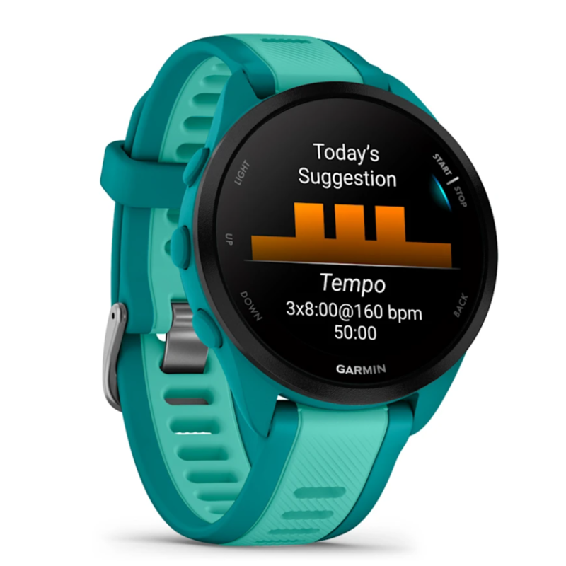 Garmin Forerunner 165 Music in Turquoise / Aqua-2