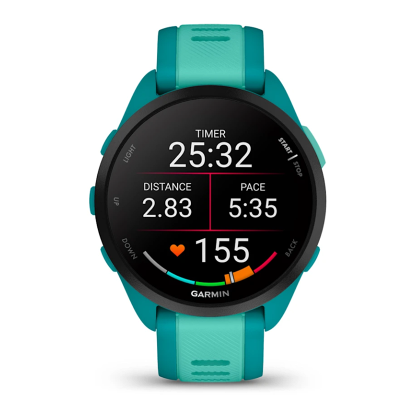 Garmin Forerunner 165 Music in Turquoise / Aqua-1