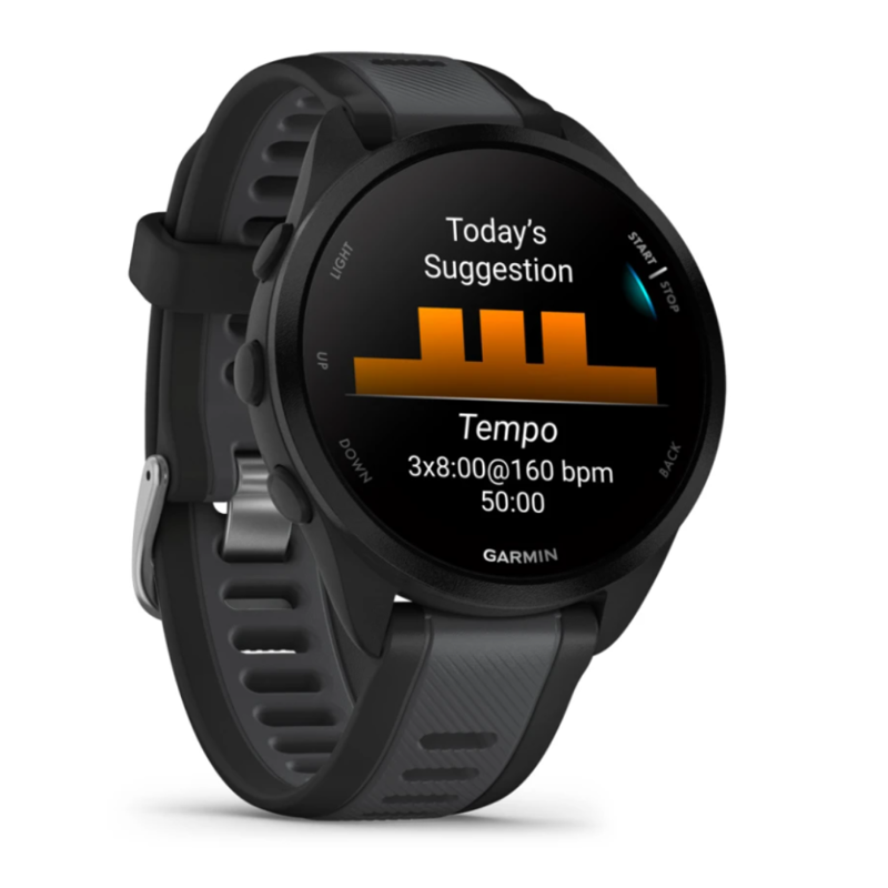 Garmin Forerunner 165 in Black / Slate Grey-2